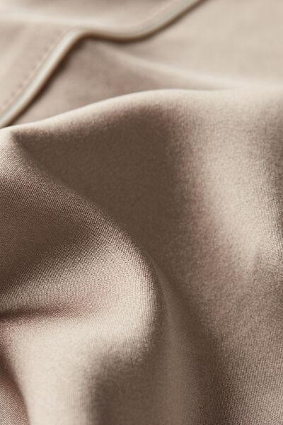 Beige Elasticated Waist Shorts, , large image number 4