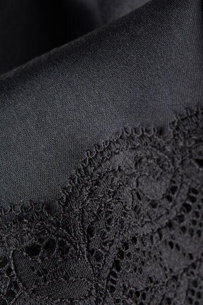 Black Embroidered Shorts, , large image number 4