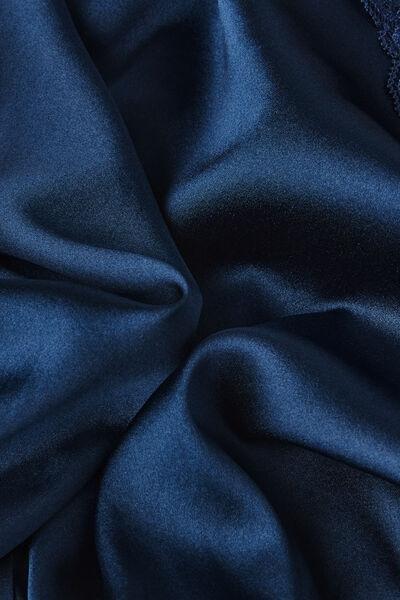Blue Embroidered shorts, , large image number 4