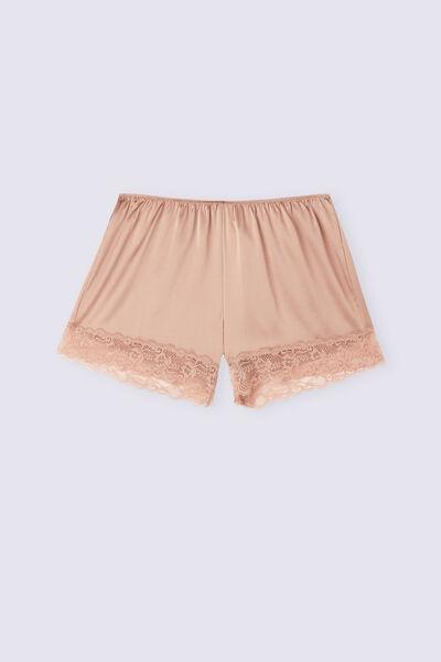 Multicolour Silk Lace Shorts, , large image number 2