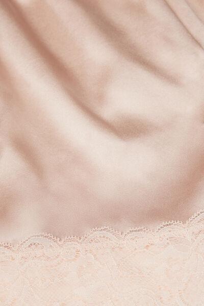 Pink Lace And Silk Shorts, , large image number 4