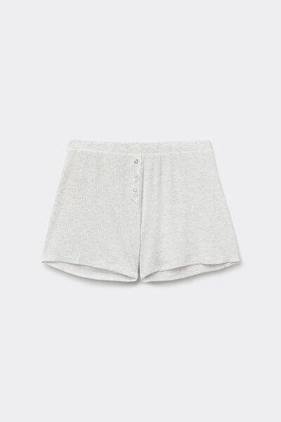 Grey Chic Comfort Shorts, , large image number 2