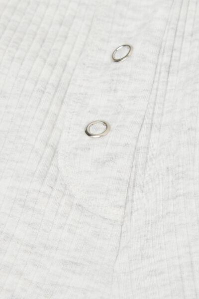 Grey Chic Comfort Shorts, , large image number 4