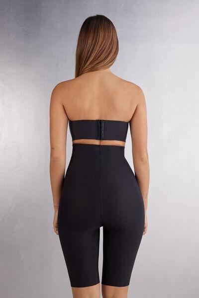 Black Seamless Shaping Shorts, , large image number 5