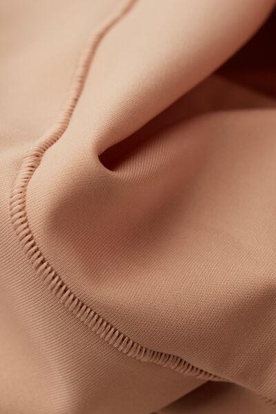 Beige  Seamless Microfibre Shaping Shorts, , large image number 3