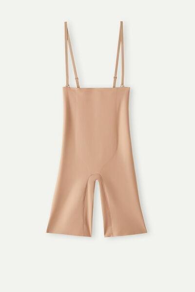 Beige Seamless Shaping Shorts, , large image number 4