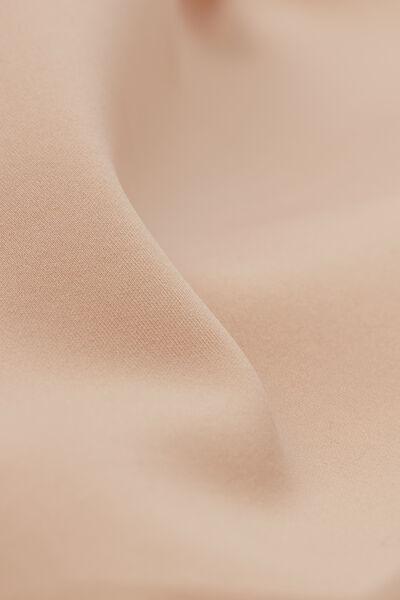 Beige Seamless Shaping Shorts, , large image number 6