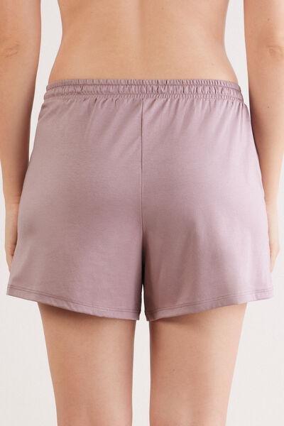 Pink Elevated Cotton Shorts, , large image number 3