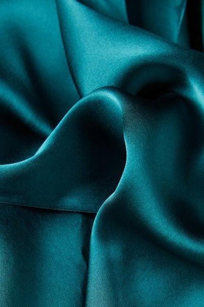 White Silk Satin Trousers, Powder White, medium