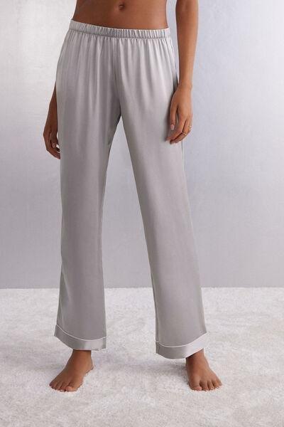 Grey Elasticated Waist Trousers, , large image number 0