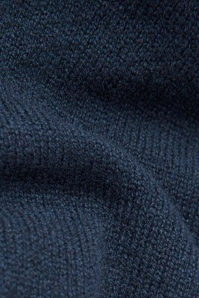 Navy Palazzo 100% Cashmere Pants, Intense Blue, large image number 4