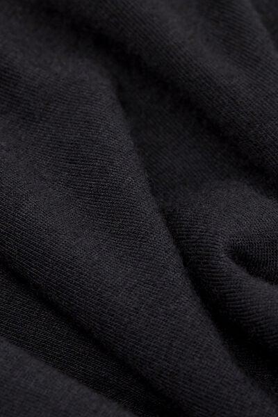 Black Modal And Cashmere Light Blend Palazzo Pants, Black, large image number 4