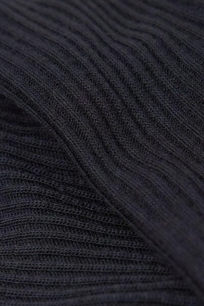 Black Cashmere Palazzo Trousers, , large image number 4