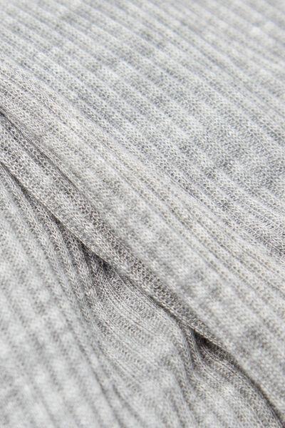 Grey Cashmere Palazzo Trousers, , large image number 4