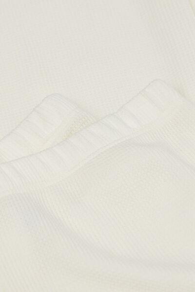 White Glisten In Light Straight-Leg Trousers, , large image number 4