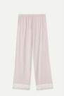 Intimissimi - Pink Full-Length Modal Trousers with Lace Details