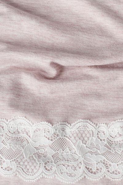 Pink Lace-Trimmed Trousers, , large image number 4