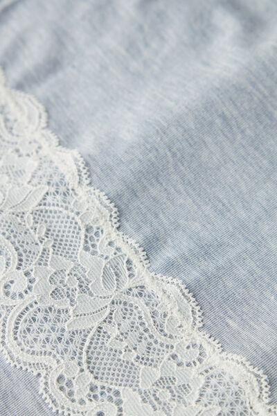 Blue Lace-Trimmed Trousers, , large image number 3
