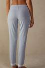 Intimissimi - Blue Long Modal Trousers with Lace Details