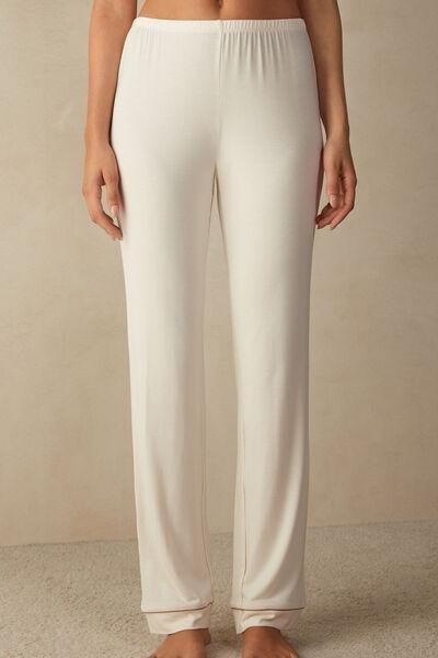 Intimissimi - White Long Micromodal Trousers