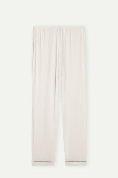 Intimissimi - White Long Micromodal Trousers