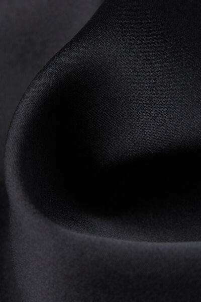 Black Satin Silk Trousers, , large image number 4