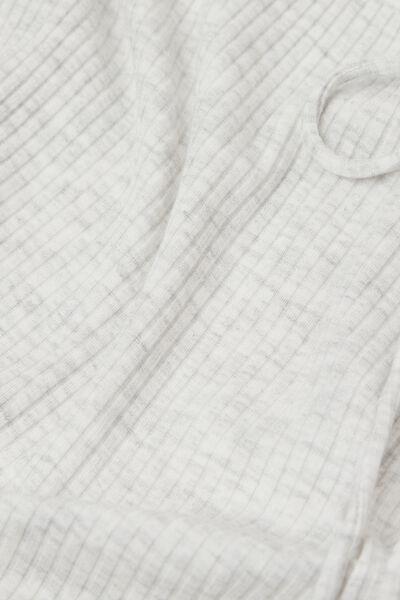 White Full-Length Palazzo Trousers, , large image number 4