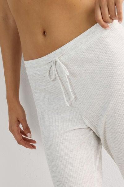 White Full-Length Palazzo Trousers, 5601_860J, large image number 5