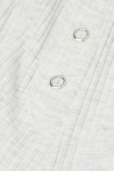 White Full-Length Modal Bottoms, , large image number 4