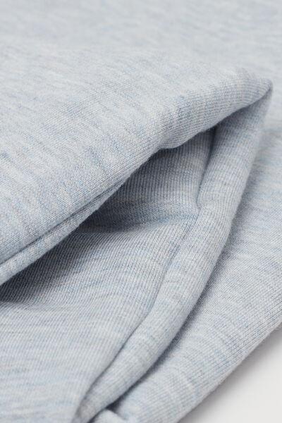Grey Cold Winter Night Wool Cuffed Trousers, , large image number 4