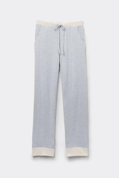 Grey Cold Winter Night Wool Trousers, , large image number 2