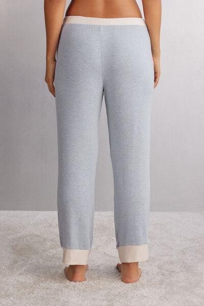 Grey Cold Winter Night Wool Trousers, , large image number 3