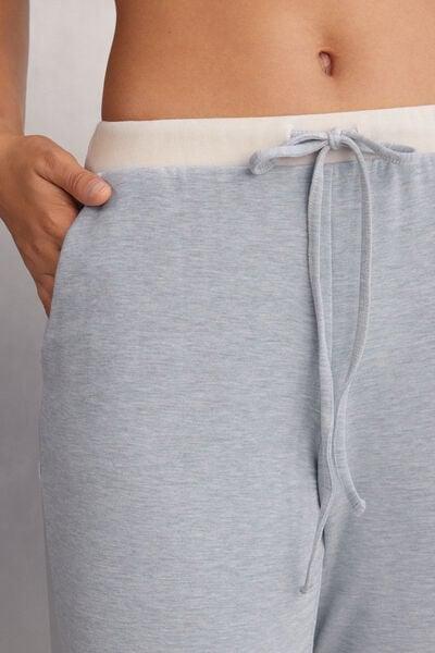 Grey Cold Winter Night Wool Trousers, 5601_776J, large image number 5