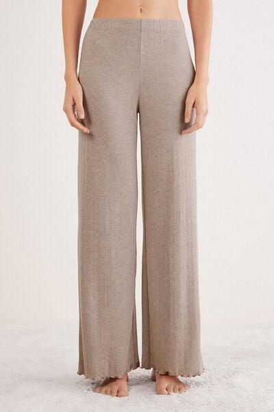 Pink Luxury Softness Wide-Leg Modal Pyjama Bottoms, 5601_039K, medium