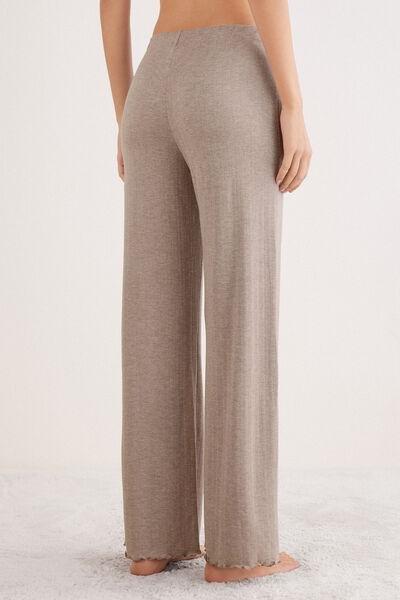 Pink Luxury Softness Wide-Leg Modal Pyjama Bottoms, 5601_039K, large image number 2
