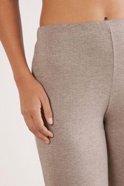 Pink Luxury Softness Ribbed Modal Pyjama Bottoms, 5601_039K, large image number 5