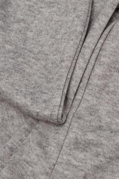 Grey Tricot-Effect Palazzo Pants, 5601_043K, large image number 4