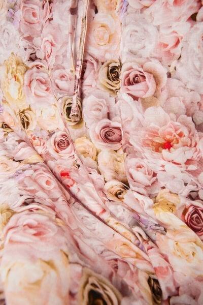 Pink I Bloom Printed Long Pyjama Set, 5601_062K, large image number 4