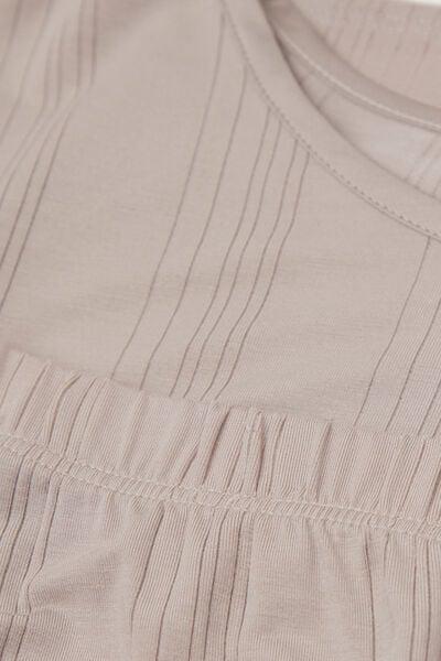 Beige Delicate Alchemy Long Modal Pyjama Set, 5601_950J, large image number 4