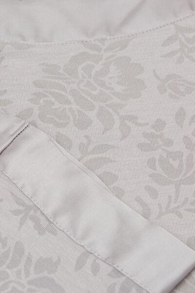 Grey Soft Dreams Devore Pattern Long Pyjama Set, , large image number 4