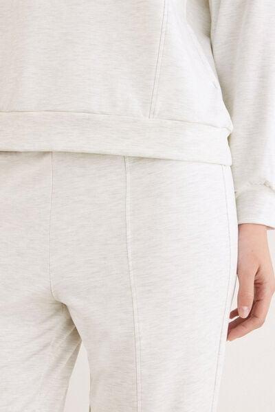 Grey Comfort Details Full-Length Modal Pyjama Set, 5601_040K, large image number 5