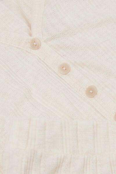 Cream Sweet Pointelle Full-Length Pyjamas, 5601_070K, large image number 3