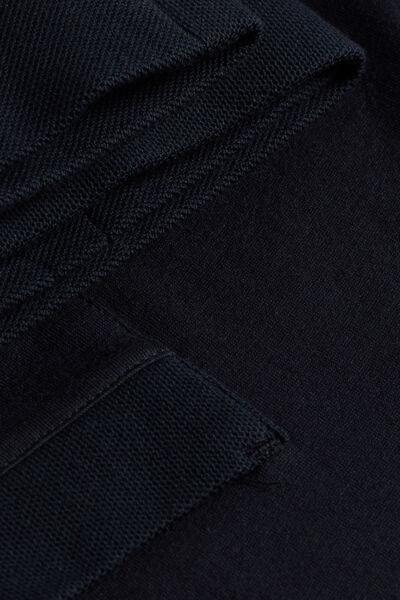 Midnight Blue Long Basic Supima? Cotton Pyjamas, Men, , large image number 5