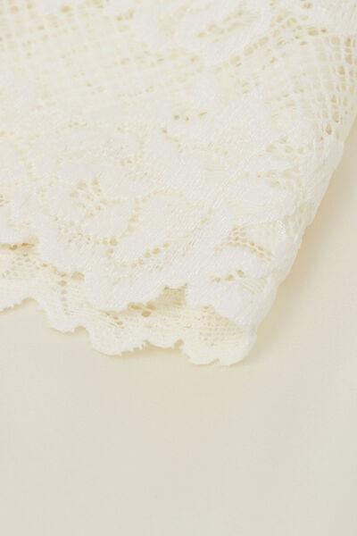 White Pretty Flowers Kimono, , large image number 4