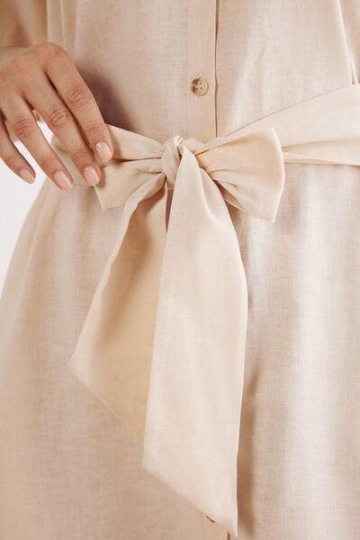 Beige Button Fastening Blouse, 5601_865J, large image number 7