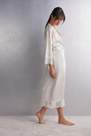 Intimissimi - White The Most Romantic Season Long Silk Dressing Gown