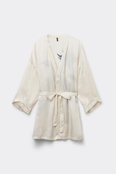 White Sleepless Nights Kimono, , large image number 1