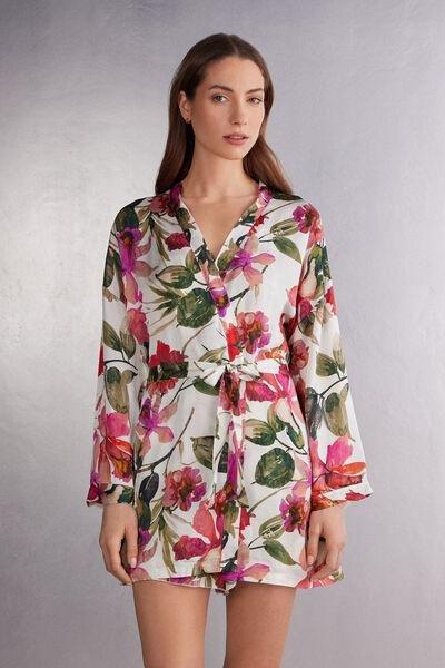 Multicolour Imaginary Journey Kimono, , large image number 0