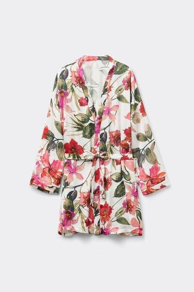 Multicolour Imaginary Journey Kimono, , large image number 1