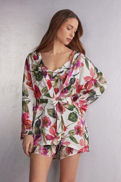 Multicolour Imaginary Journey Kimono, , large image number 2